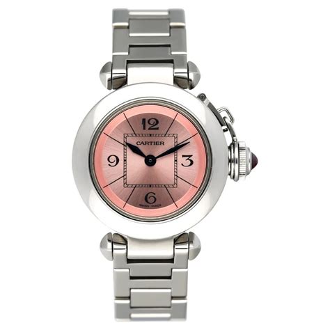 cartier pasha pink face